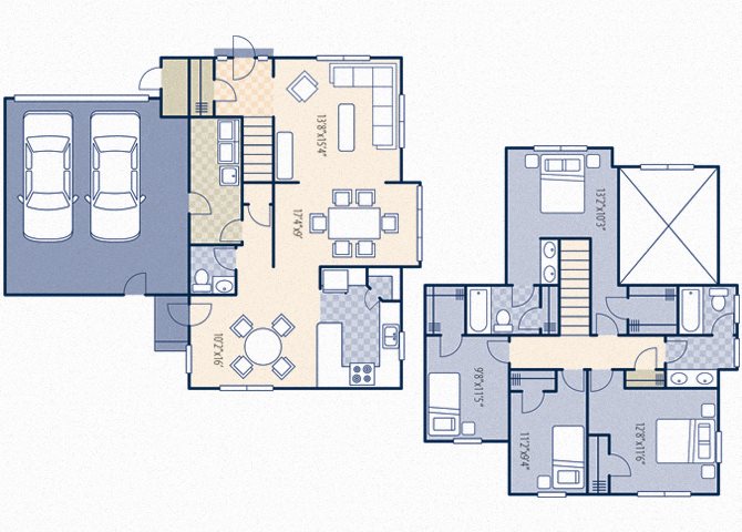 CoyoteTerrace 4x2.5 1933 sq ft